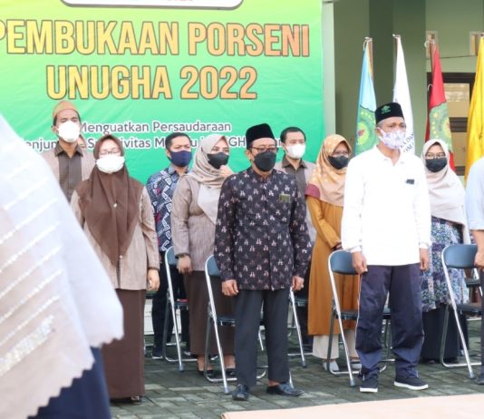 Porseni UNUGHA 2022 – Menguatkan Persaudaraan, Menjunjung Sportifitas Menuju UNUGHA Juara