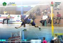 R64 Bulutangkis PORSENI V FKPTKIS Jateng Dilewati Tanpa Perlawanan Berarti